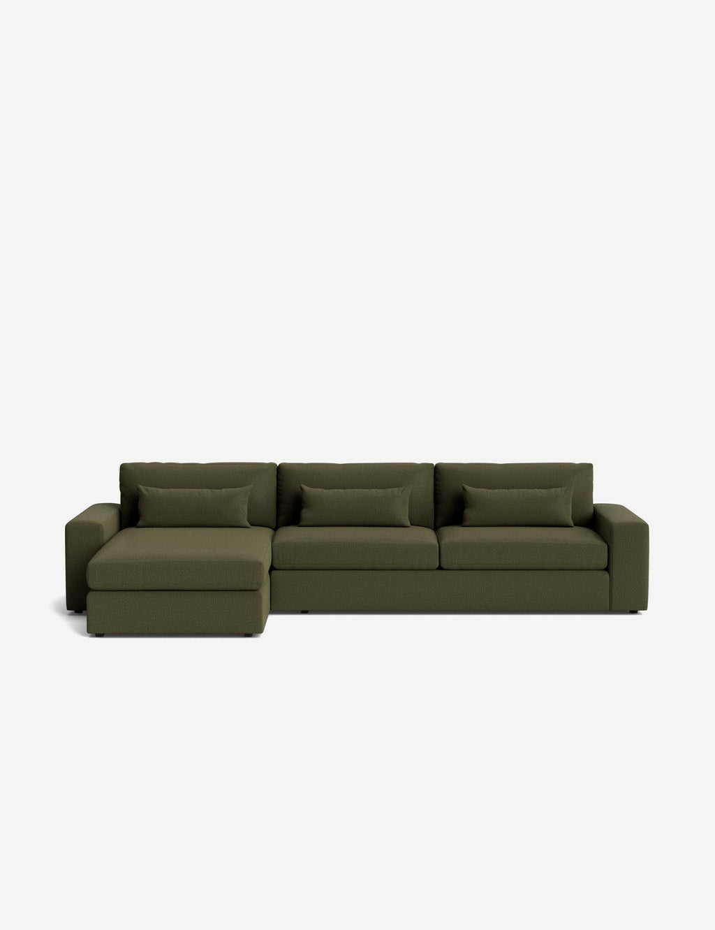 Canapé sectionnel méridienne à accoudoirs larges Durham