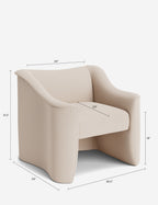 Fauteuil d’appoint Greda par Élan Byrd