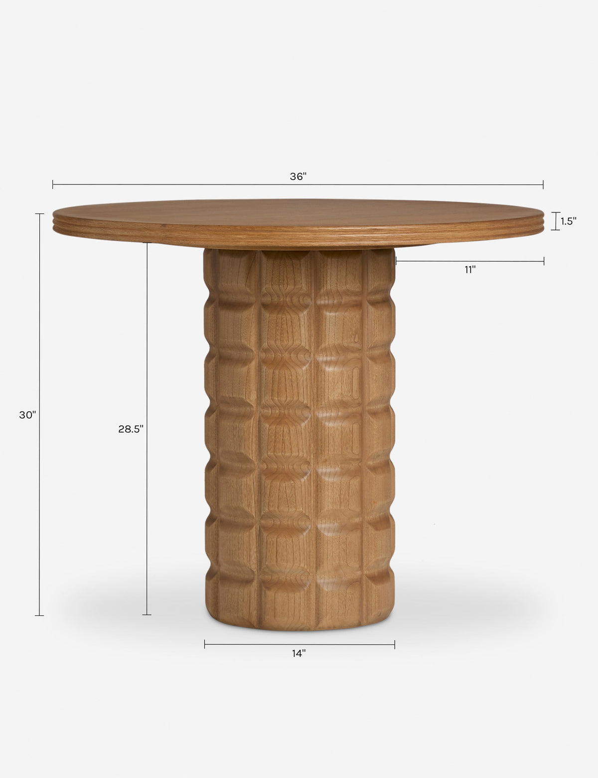 Table de bistrot Palo par Élan Byrd