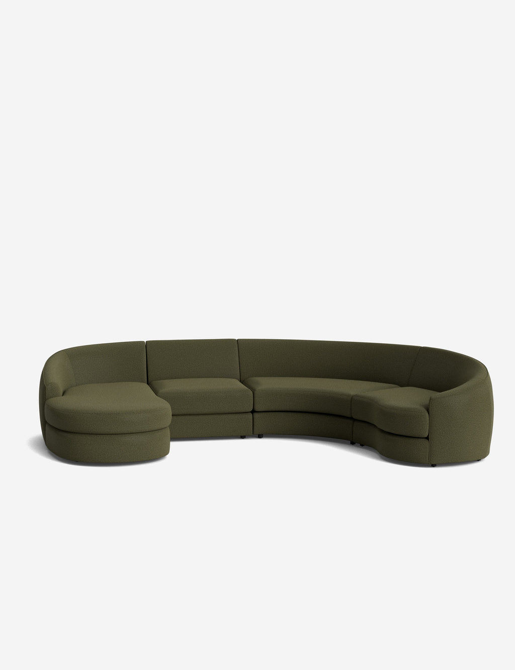 Canapé sectionnel modulable Imada avec méridienne pour salon