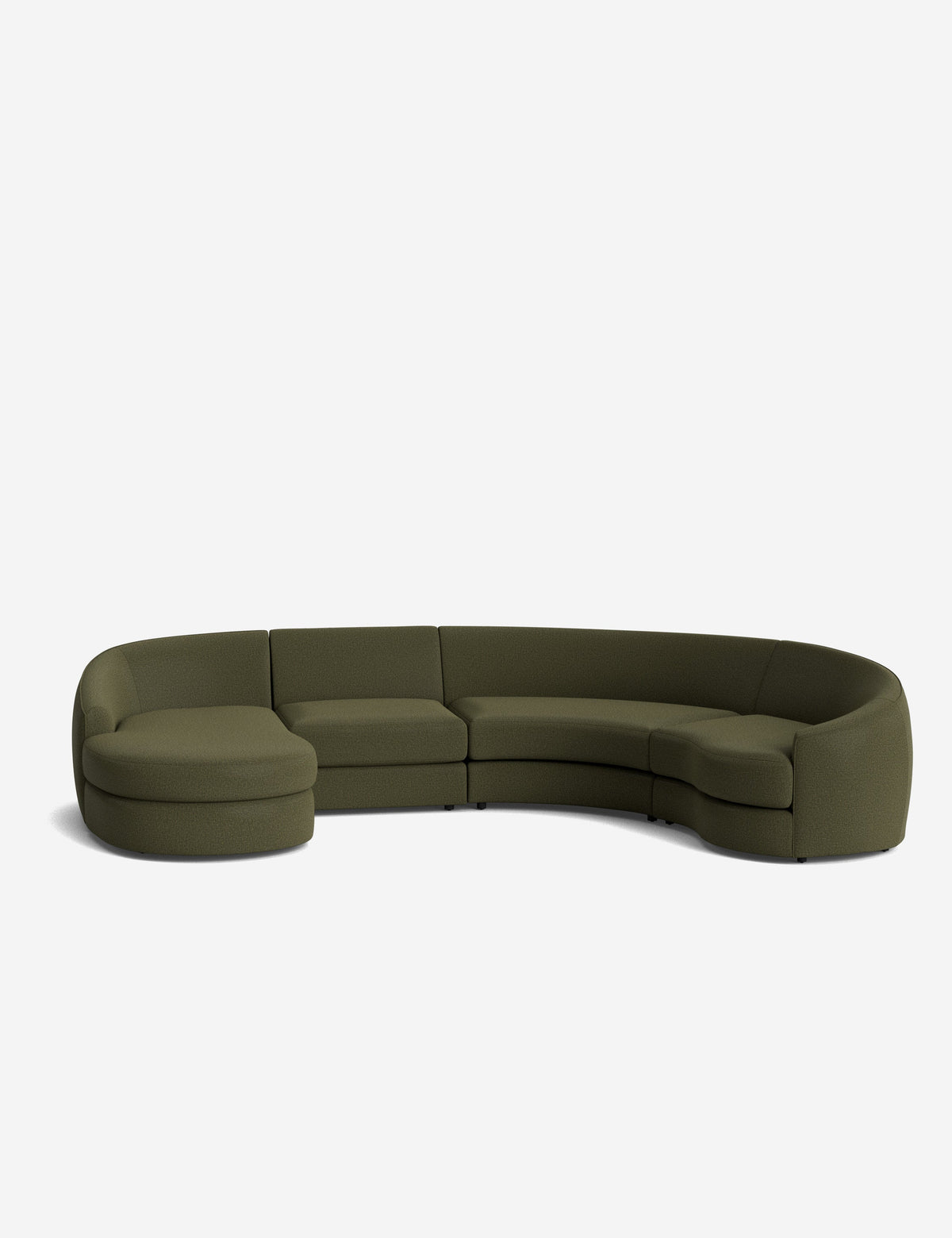 Canapé sectionnel modulable Imada avec méridienne pour salon