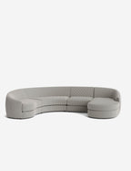 Canapé sectionnel modulable Imada avec méridienne pour salon