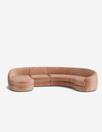 Canapé sectionnel modulable Imada avec méridienne pour salon