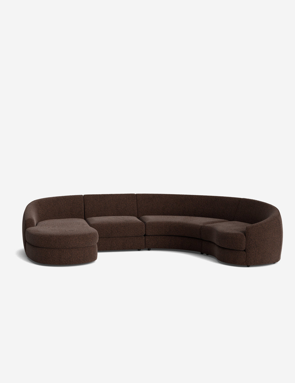 Canapé sectionnel modulable Imada avec méridienne pour salon