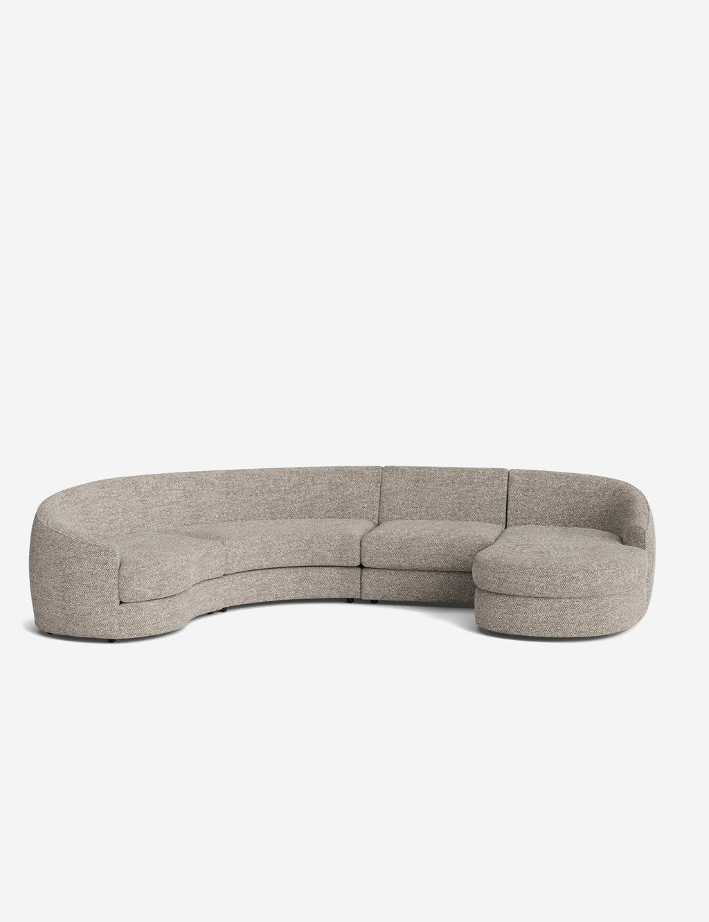 Canapé sectionnel modulable Imada avec méridienne pour salon