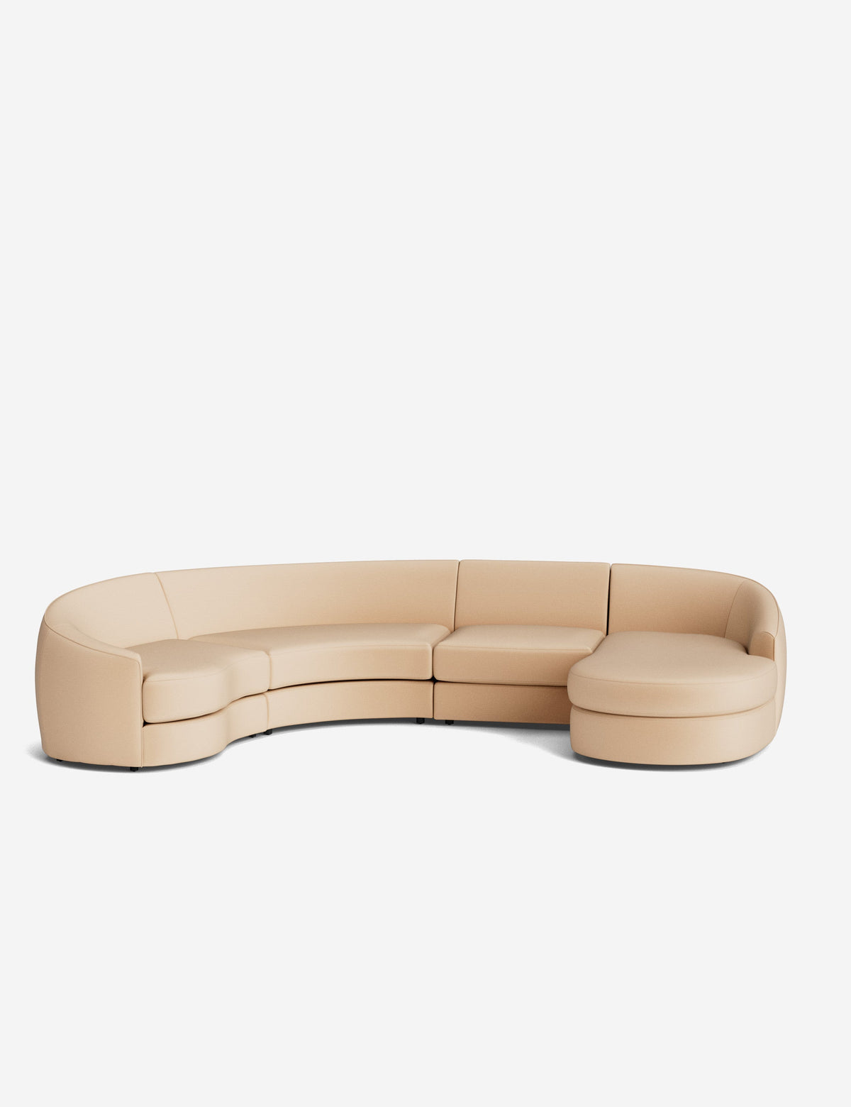 Canapé sectionnel modulable Imada avec méridienne pour salon