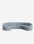 Canapé sectionnel modulable Imada avec méridienne pour salon