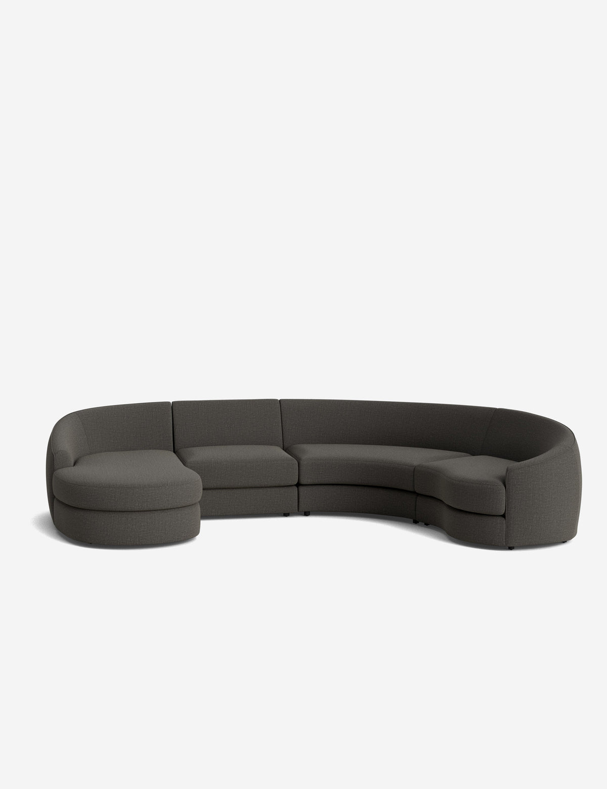 Canapé sectionnel modulable Imada avec méridienne pour salon