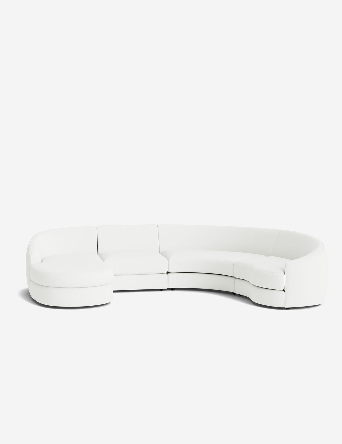 Canapé sectionnel modulable Imada avec méridienne pour salon