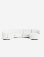Canapé sectionnel modulable Imada avec méridienne pour salon