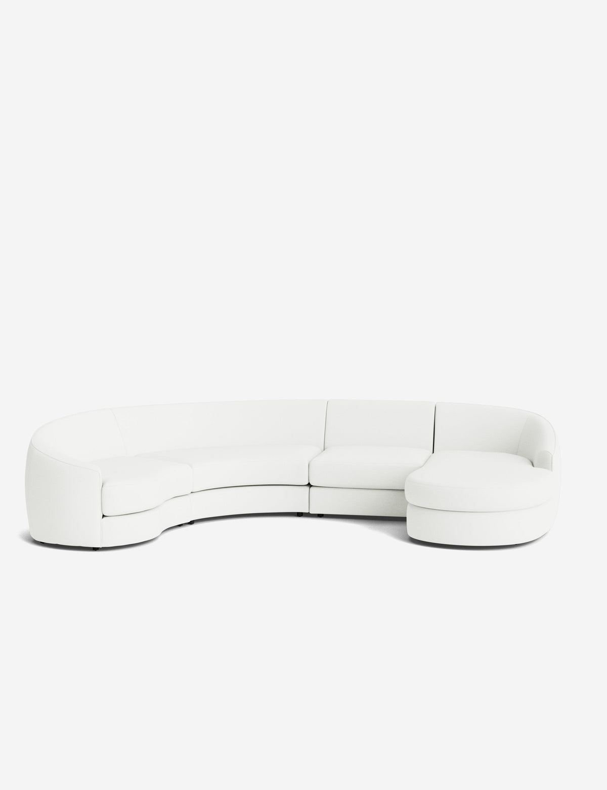 Canapé sectionnel modulable Imada avec méridienne pour salon
