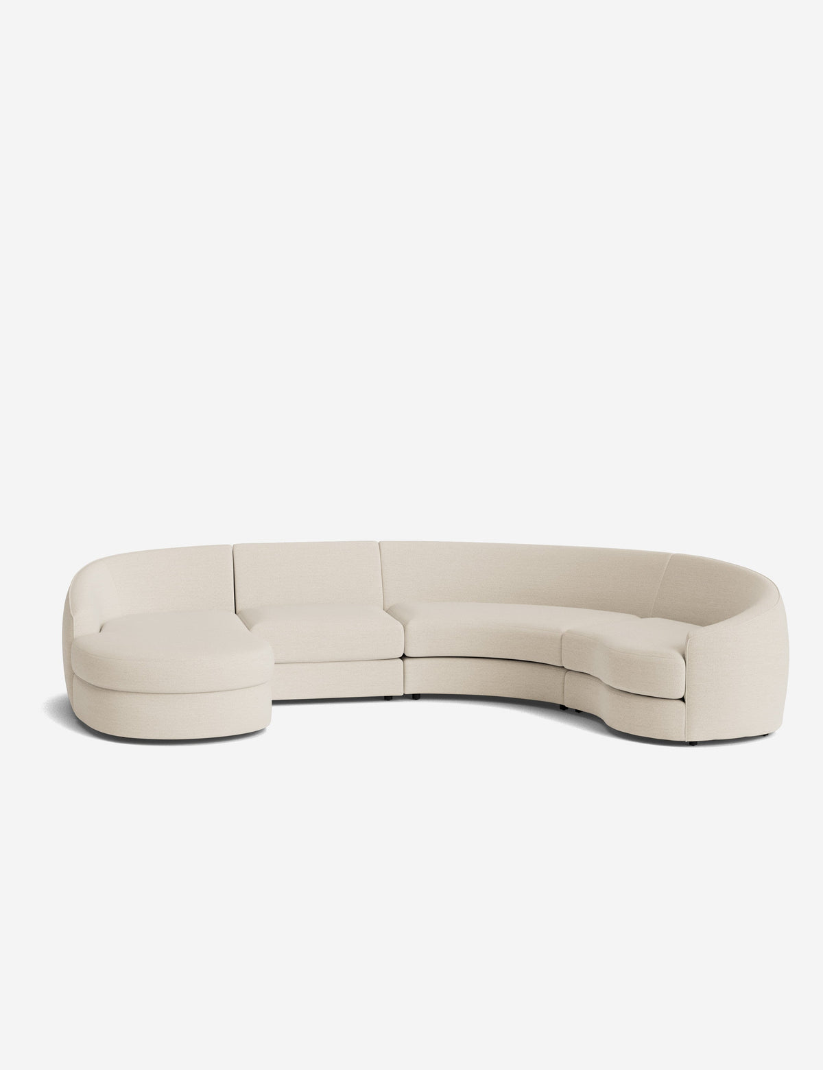 Canapé sectionnel modulable Imada avec méridienne pour salon