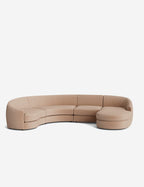 Canapé sectionnel modulable Imada avec méridienne pour salon
