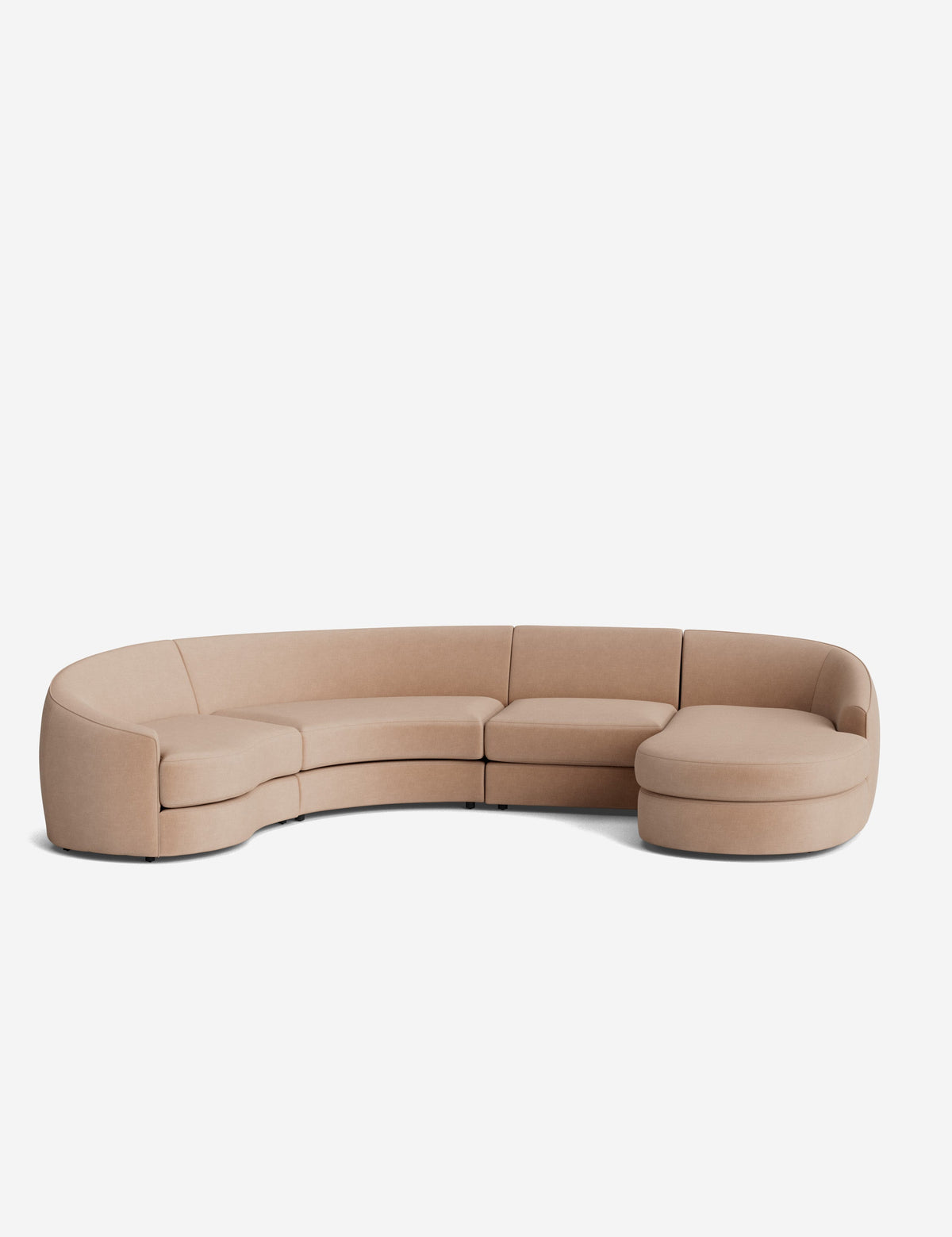 Canapé sectionnel modulable Imada avec méridienne pour salon