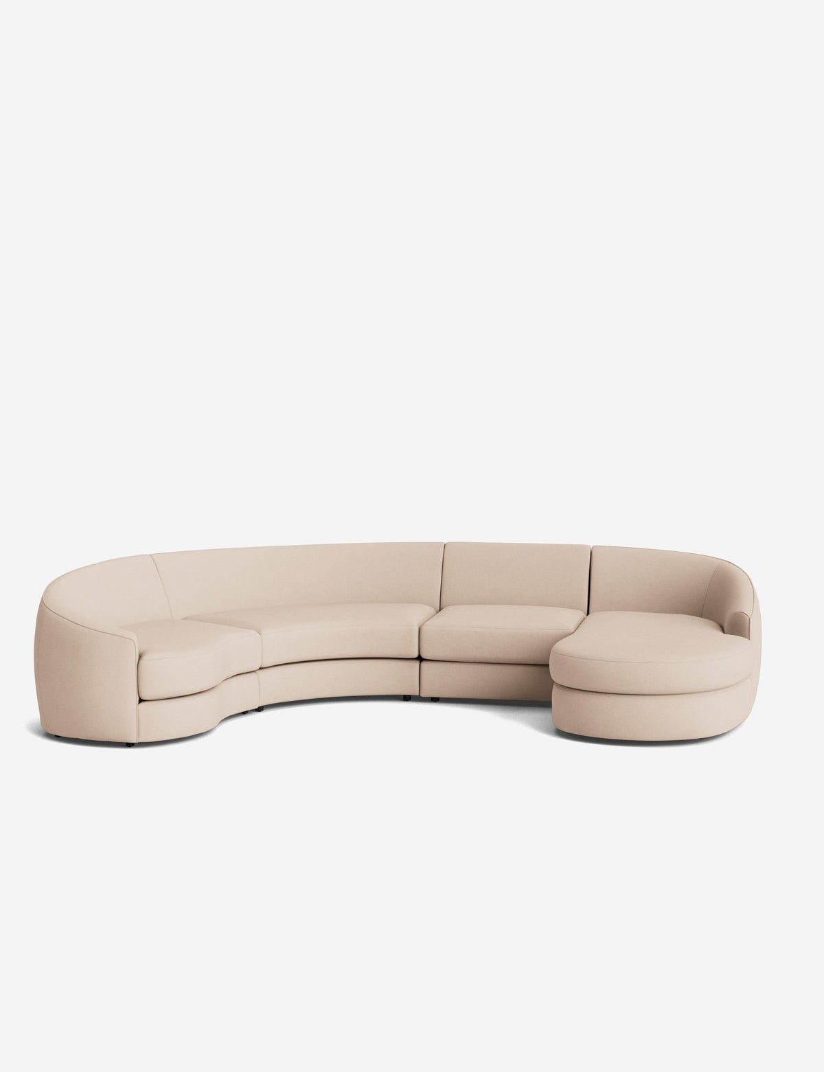 Canapé sectionnel modulable Imada avec méridienne pour salon