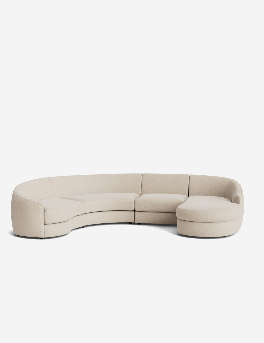 Canapé sectionnel modulable Imada avec méridienne pour salon