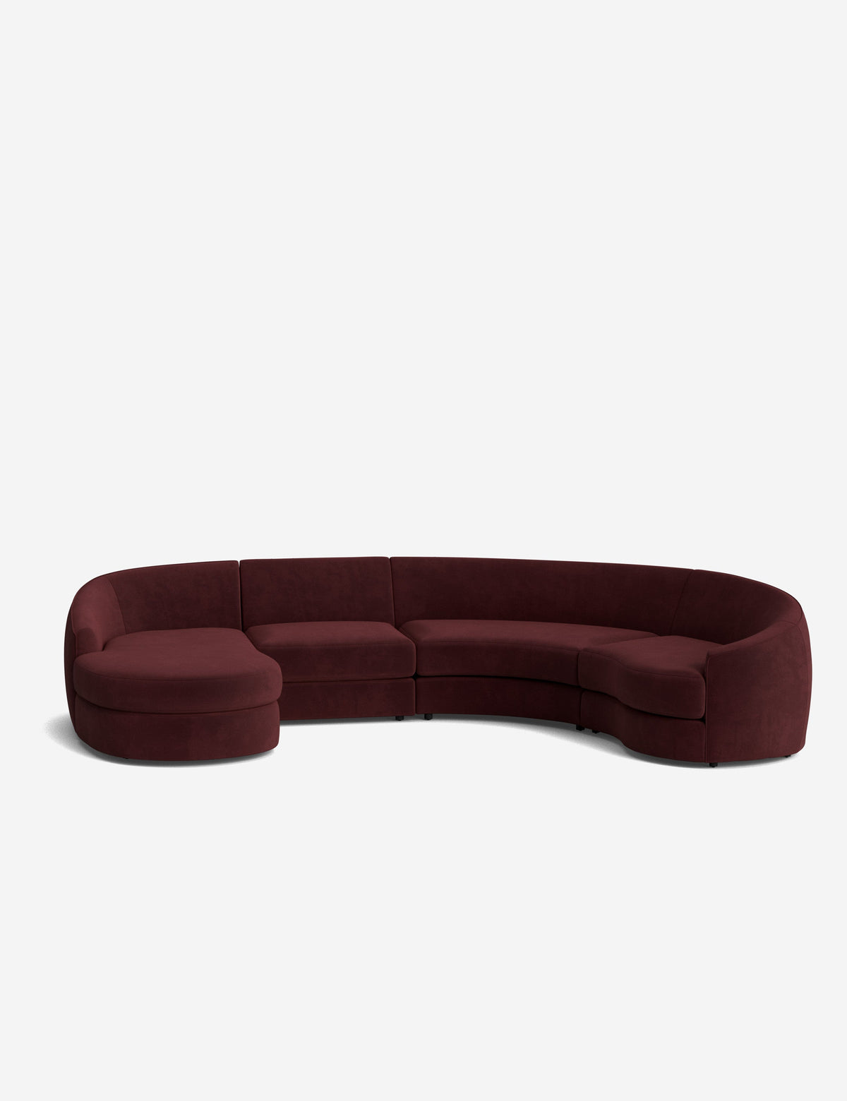 Canapé sectionnel modulable Imada avec méridienne pour salon