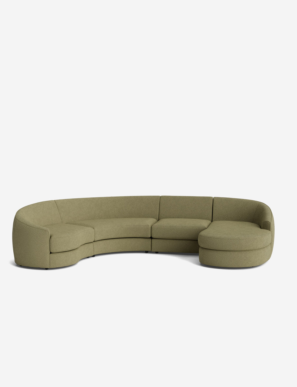 Canapé sectionnel modulable Imada avec méridienne pour salon