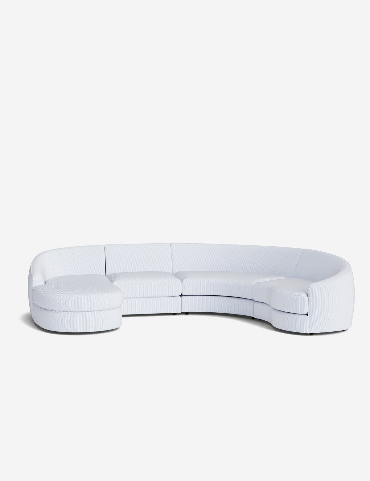 Canapé sectionnel modulable Imada avec méridienne pour salon