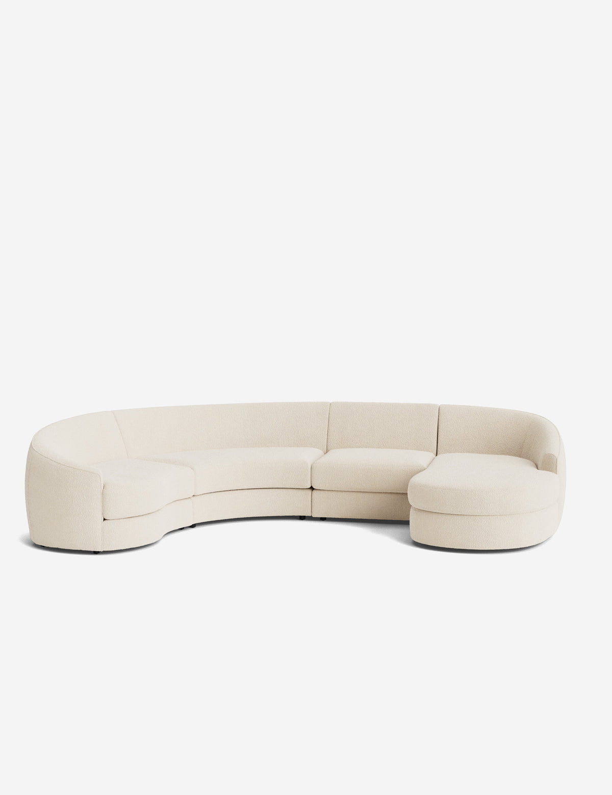 Canapé sectionnel modulable Imada avec méridienne pour salon