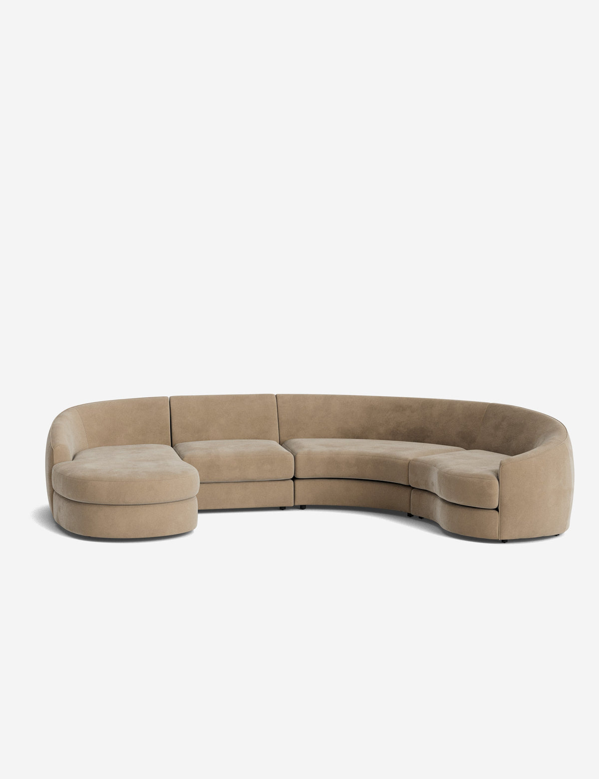 Canapé sectionnel modulable Imada avec méridienne pour salon