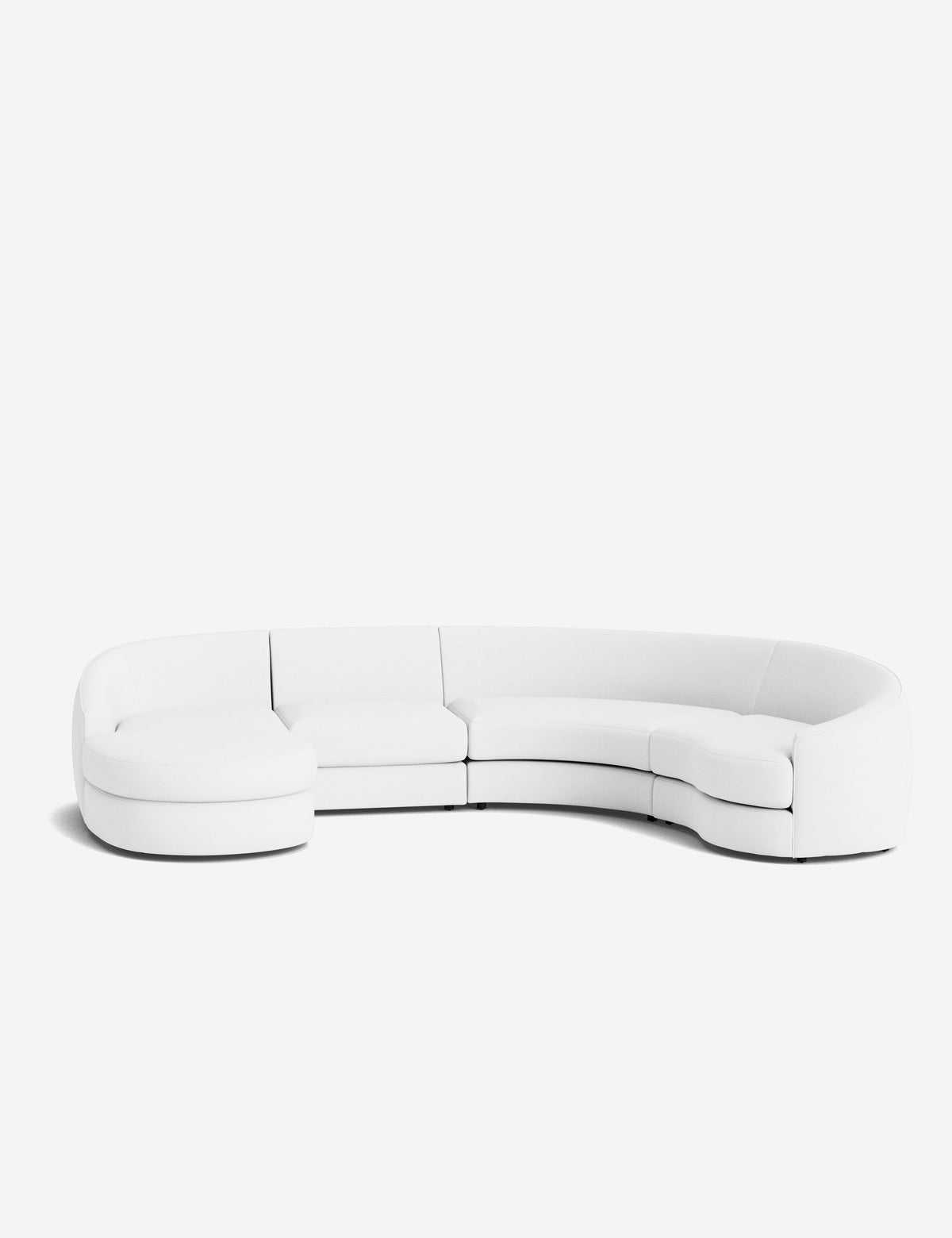 Canapé sectionnel modulable Imada avec méridienne pour salon