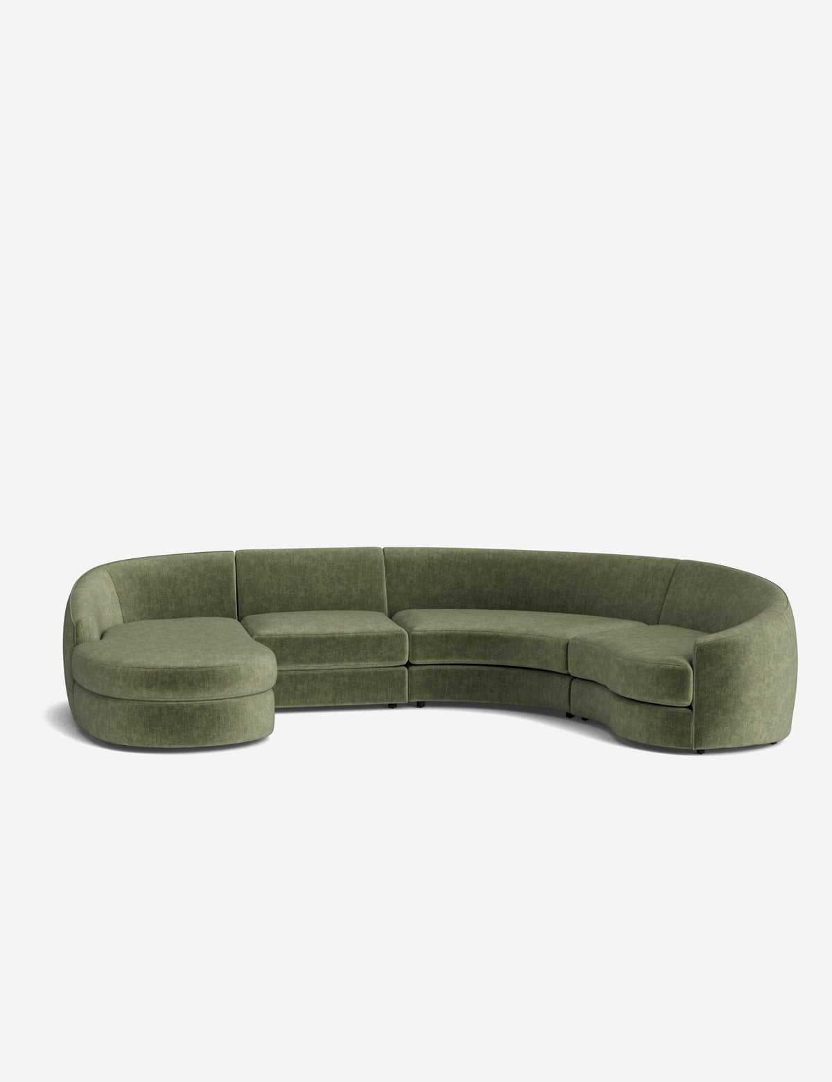 Canapé sectionnel modulable Imada avec méridienne pour salon
