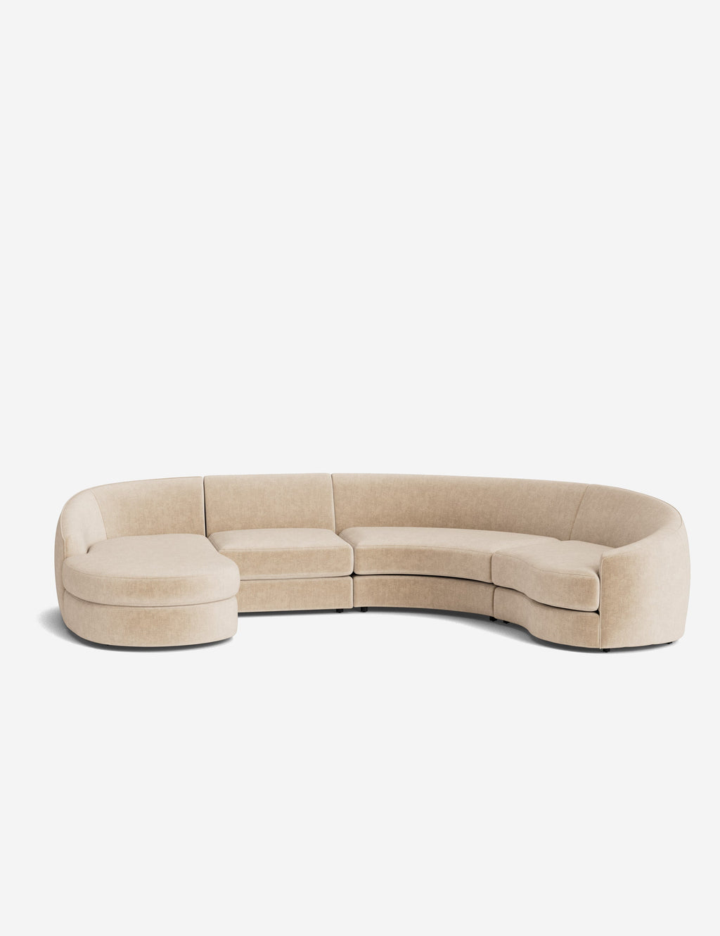 Canapé sectionnel modulable Imada avec méridienne pour salon