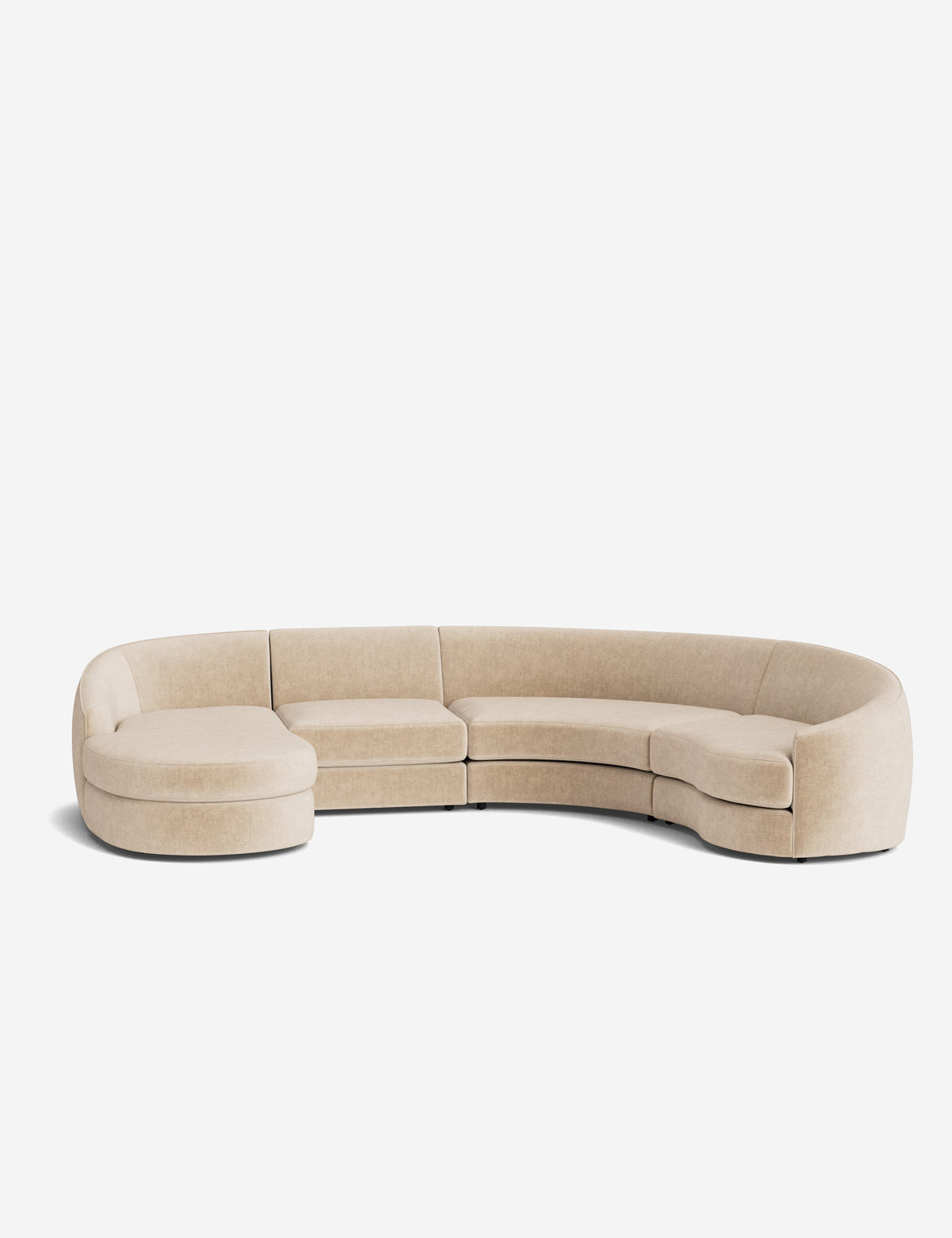 Canapé sectionnel modulable Imada avec méridienne pour salon