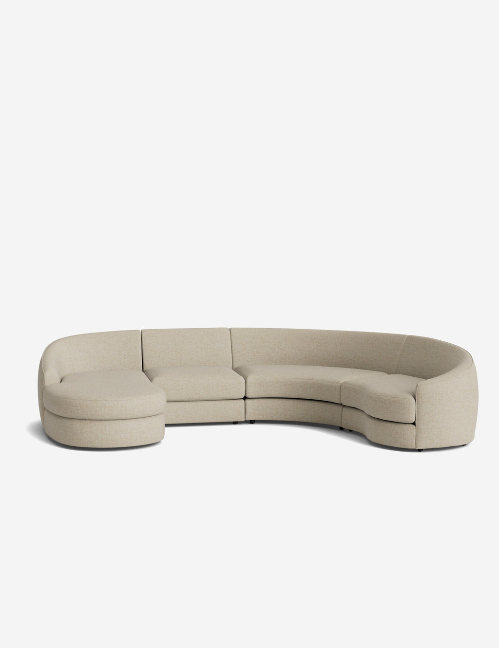 Canapé sectionnel modulable Imada avec méridienne pour salon