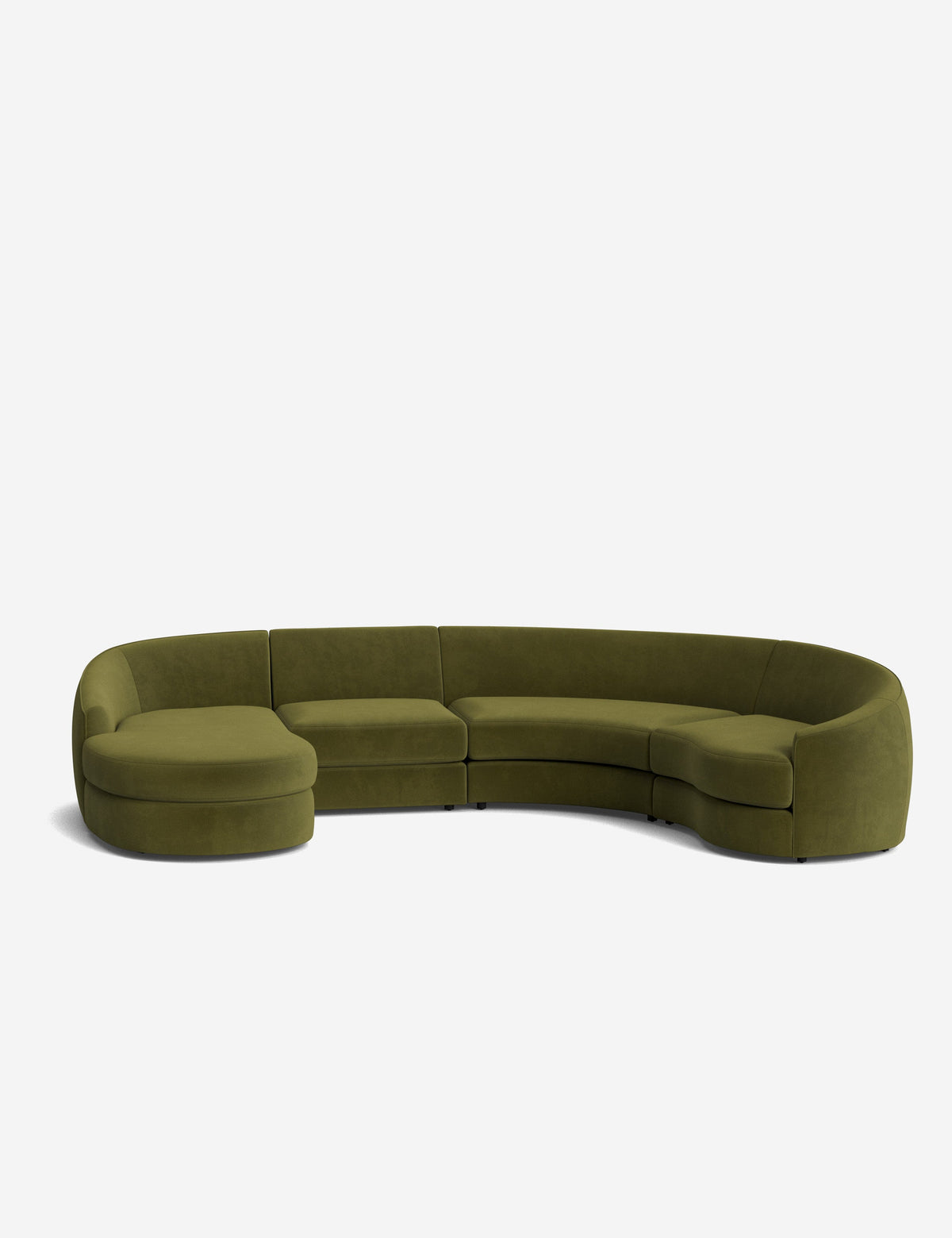 Canapé sectionnel modulable Imada avec méridienne pour salon