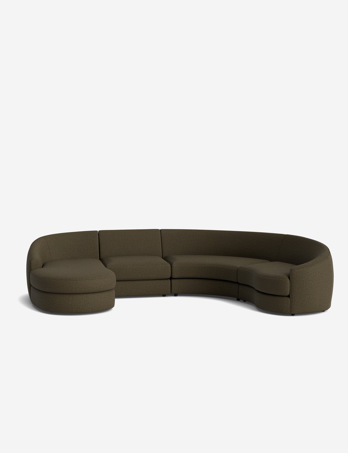 Canapé sectionnel modulable Imada avec méridienne pour salon