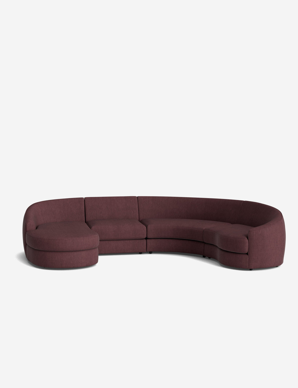 Canapé sectionnel modulable Imada avec méridienne pour salon