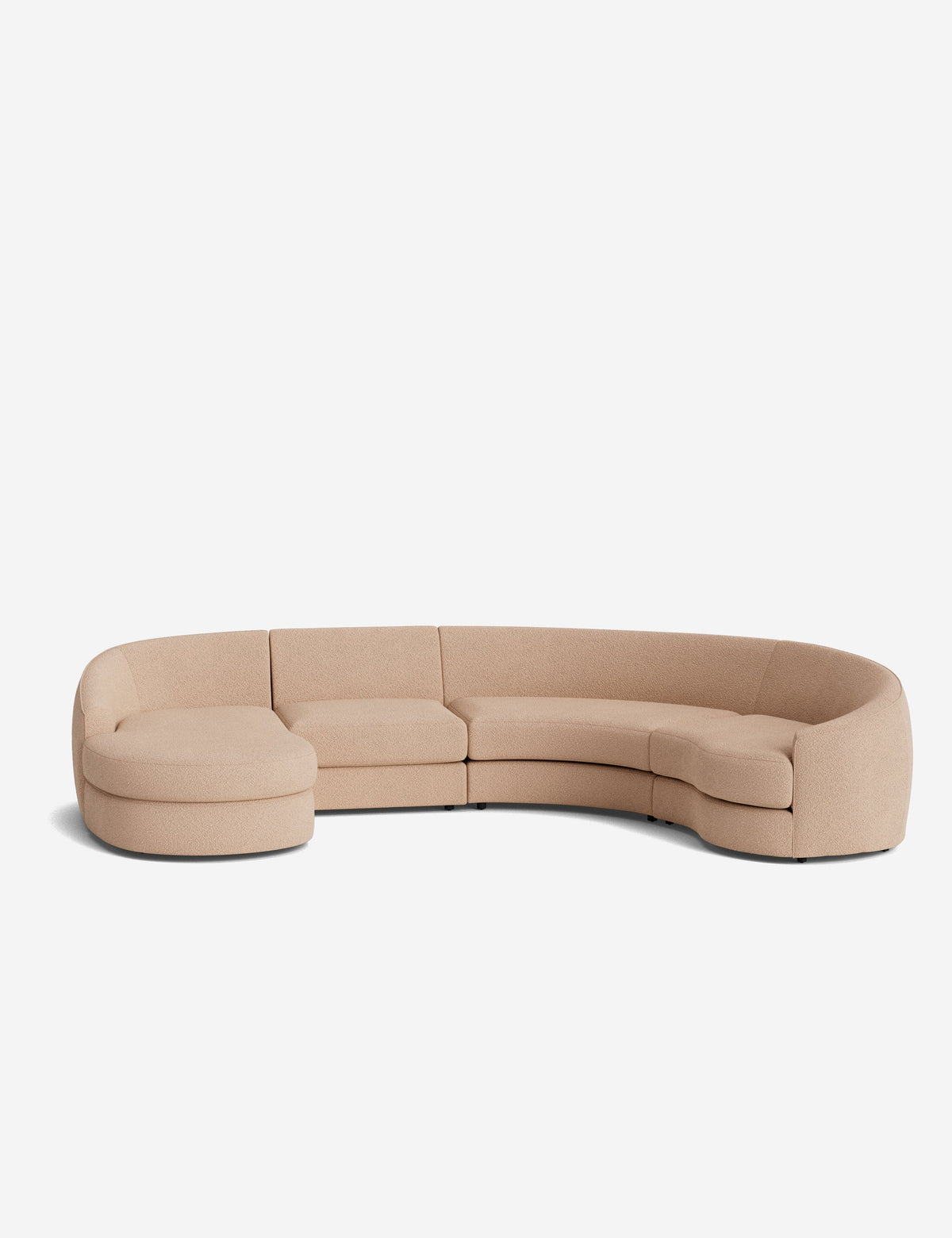 Canapé sectionnel modulable Imada avec méridienne pour salon