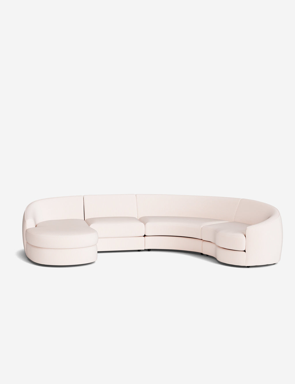 Canapé sectionnel modulable Imada avec méridienne pour salon