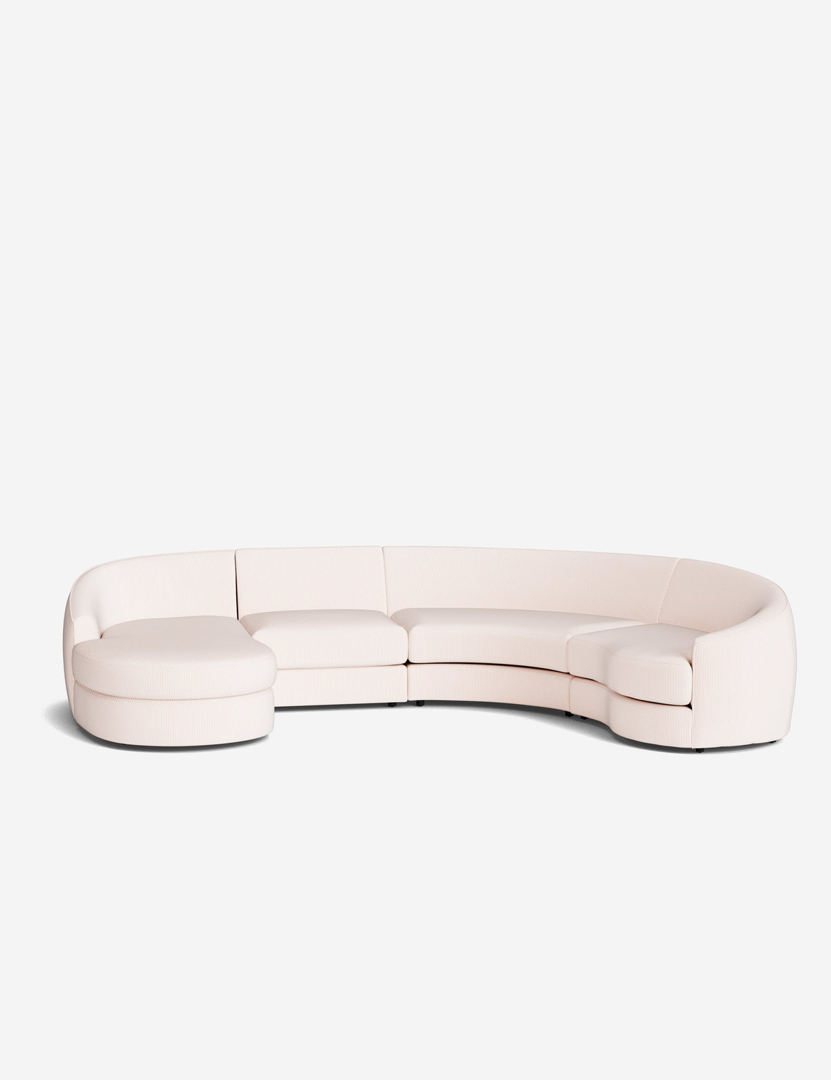 Canapé sectionnel modulable Imada avec méridienne pour salon