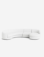 Canapé sectionnel modulable Imada avec méridienne pour salon