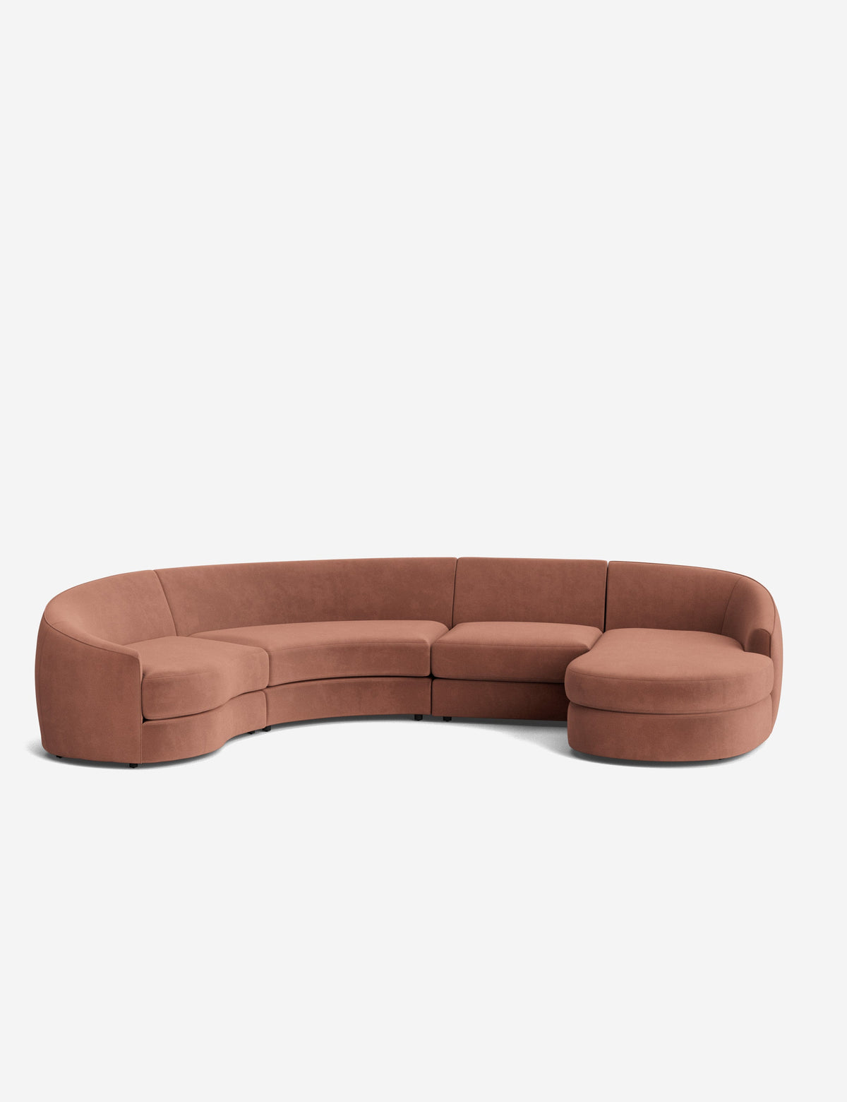 Canapé sectionnel modulable Imada avec méridienne pour salon