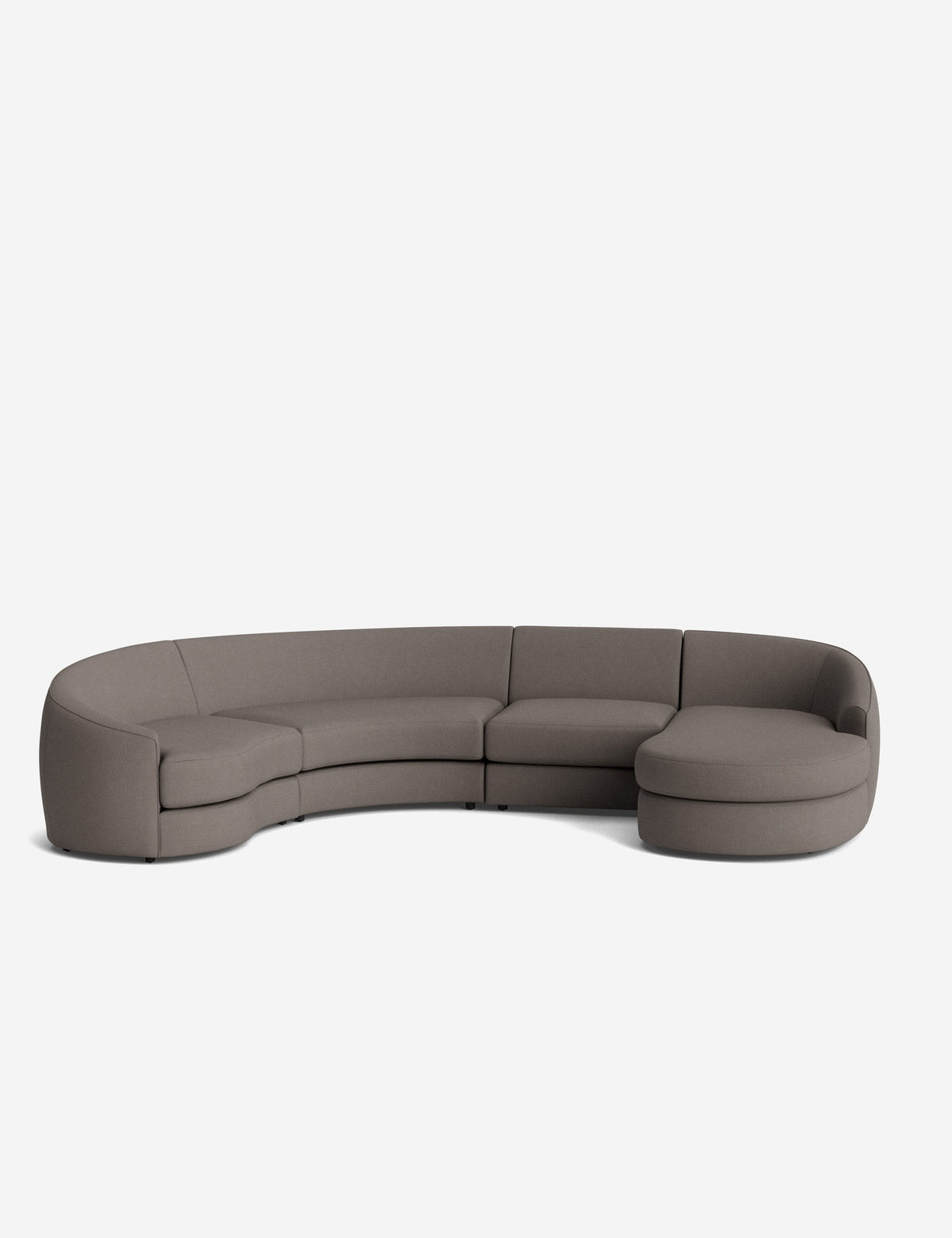 Canapé sectionnel modulable Imada avec méridienne pour salon