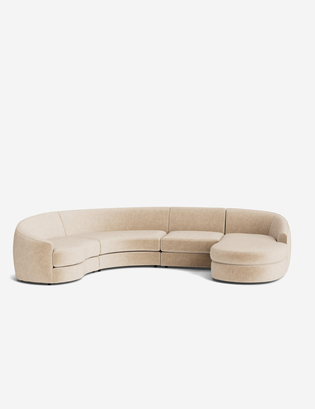 Canapé sectionnel modulable Imada avec méridienne pour salon