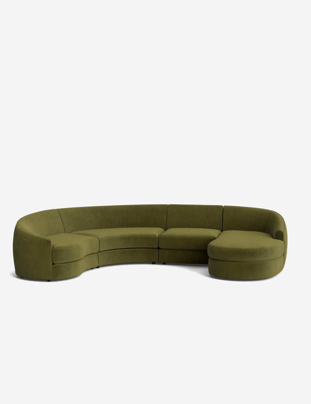 Canapé sectionnel modulable Imada avec méridienne pour salon