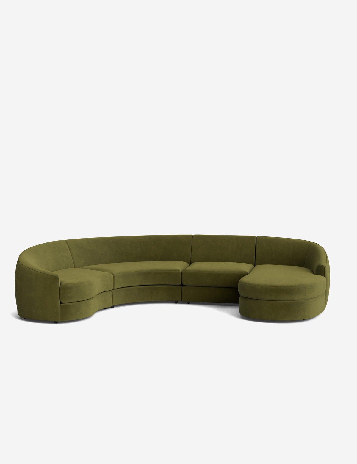 Canapé sectionnel modulable Imada avec méridienne pour salon