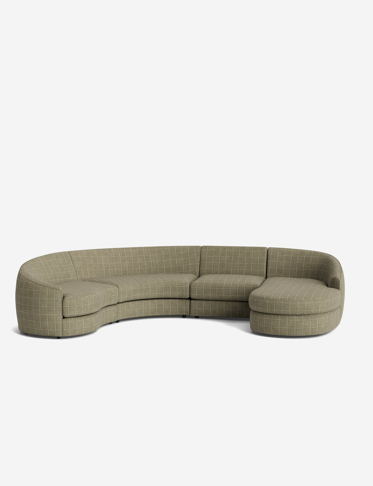 Canapé sectionnel modulable Imada avec méridienne pour salon