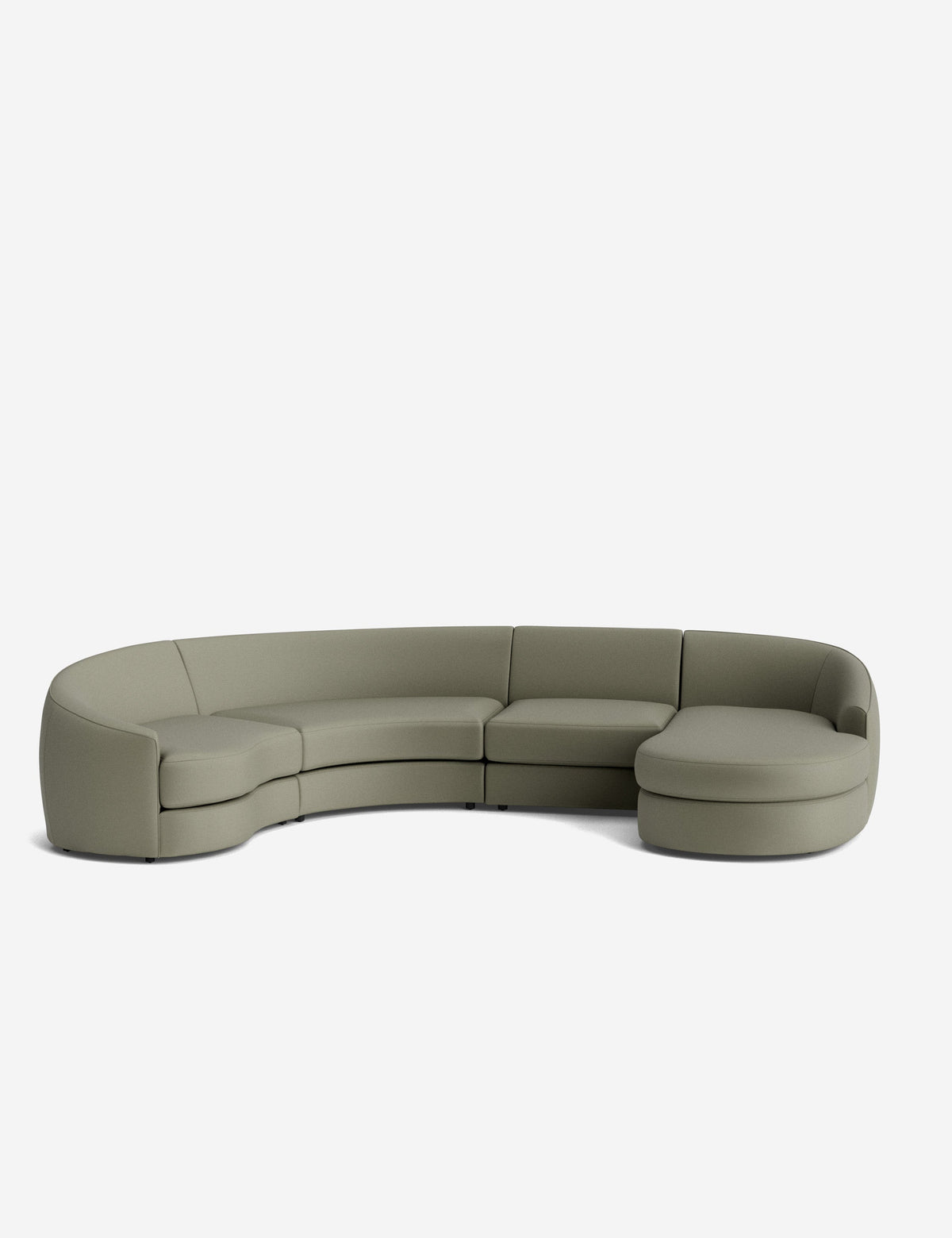 Canapé sectionnel modulable Imada avec méridienne pour salon