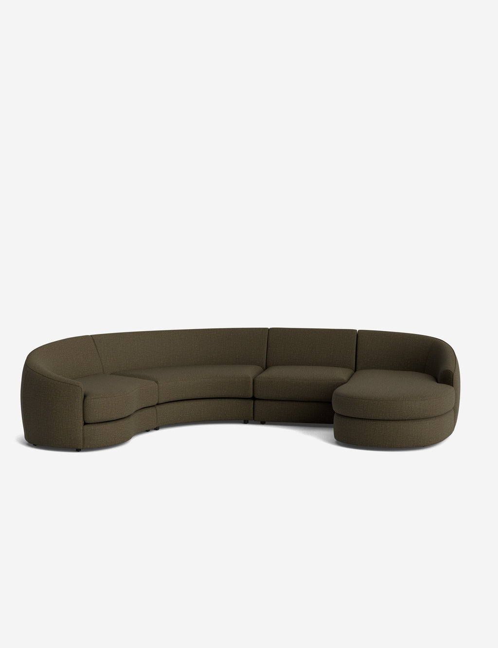 Canapé sectionnel modulable Imada avec méridienne pour salon