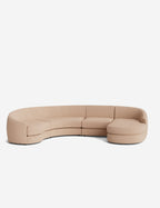Canapé sectionnel modulable Imada avec méridienne pour salon