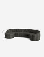 Canapé sectionnel modulable Imada avec méridienne pour salon