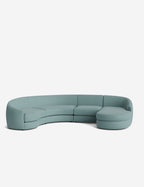 Canapé sectionnel modulable Imada avec méridienne pour salon