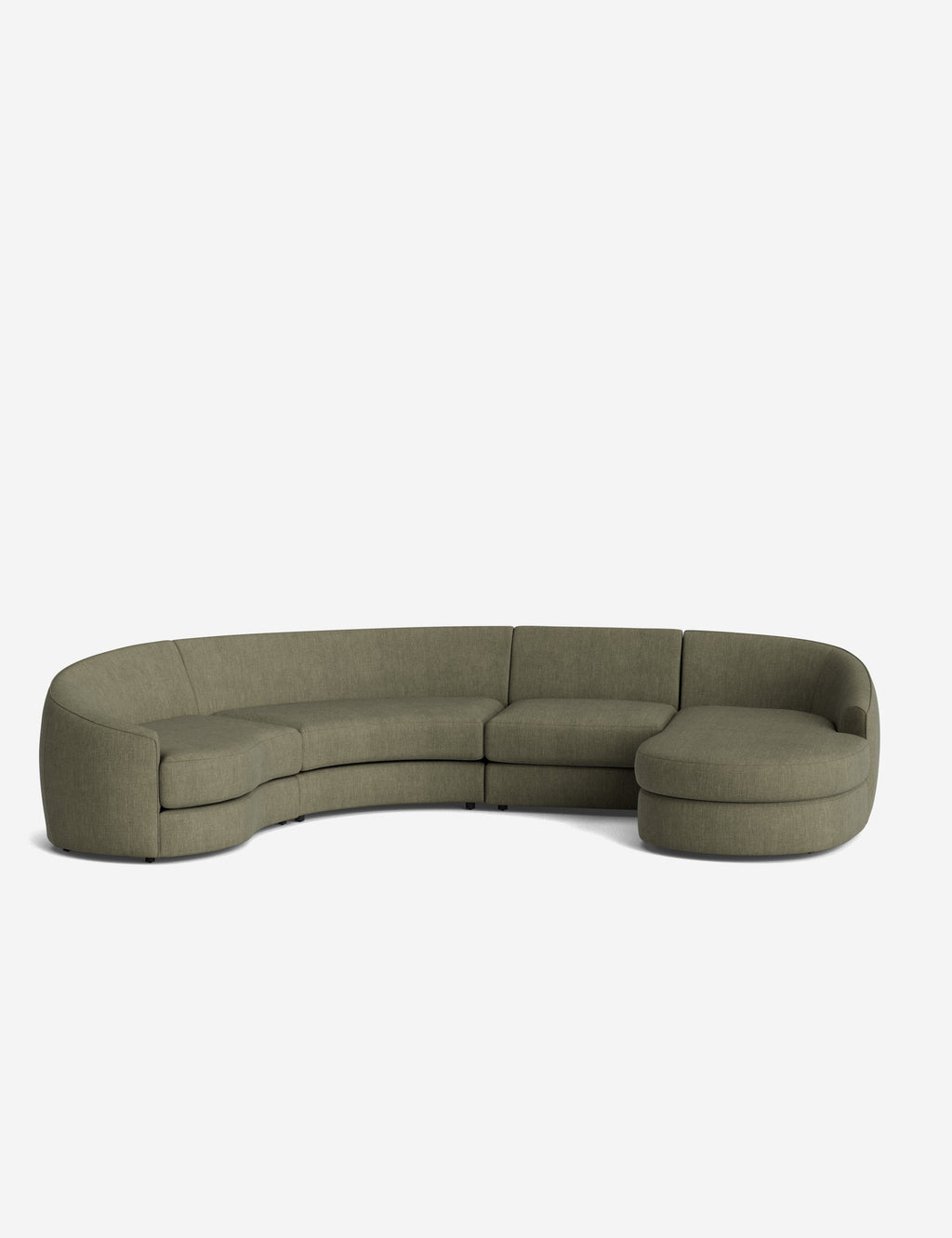 Canapé sectionnel modulable Imada avec méridienne pour salon