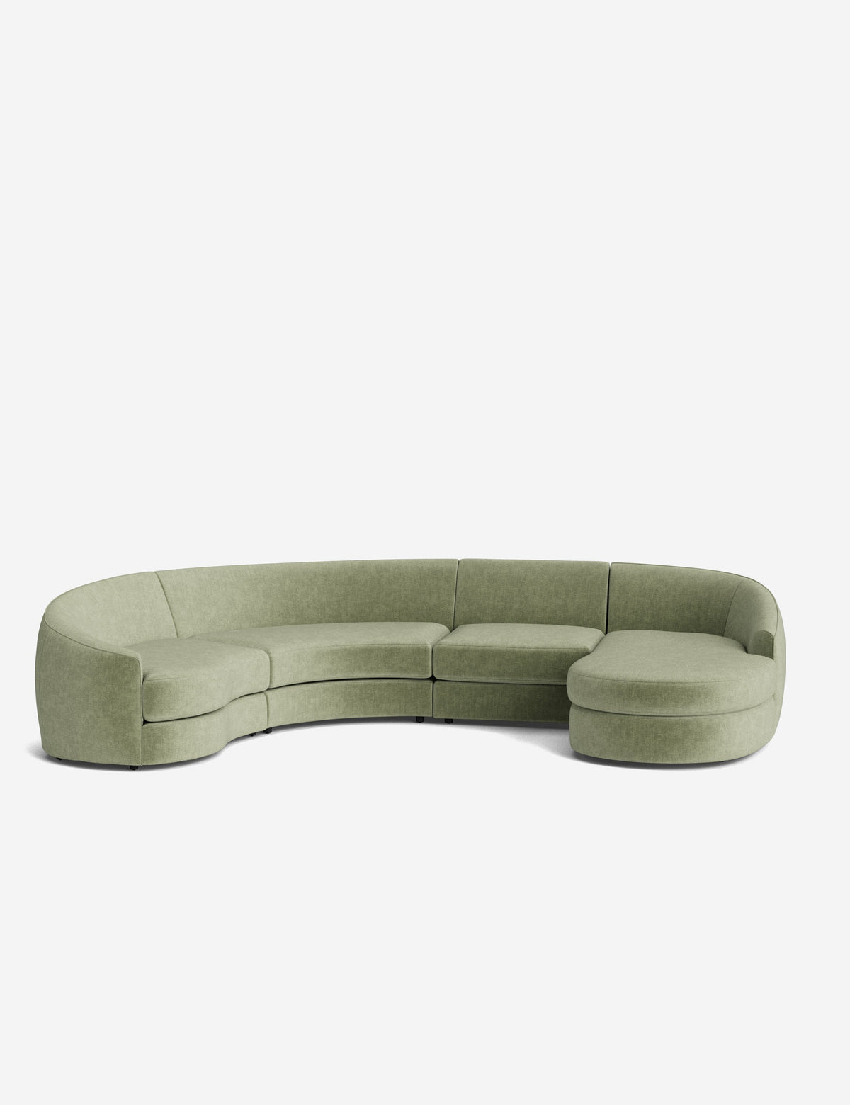 Canapé sectionnel modulable Imada avec méridienne pour salon